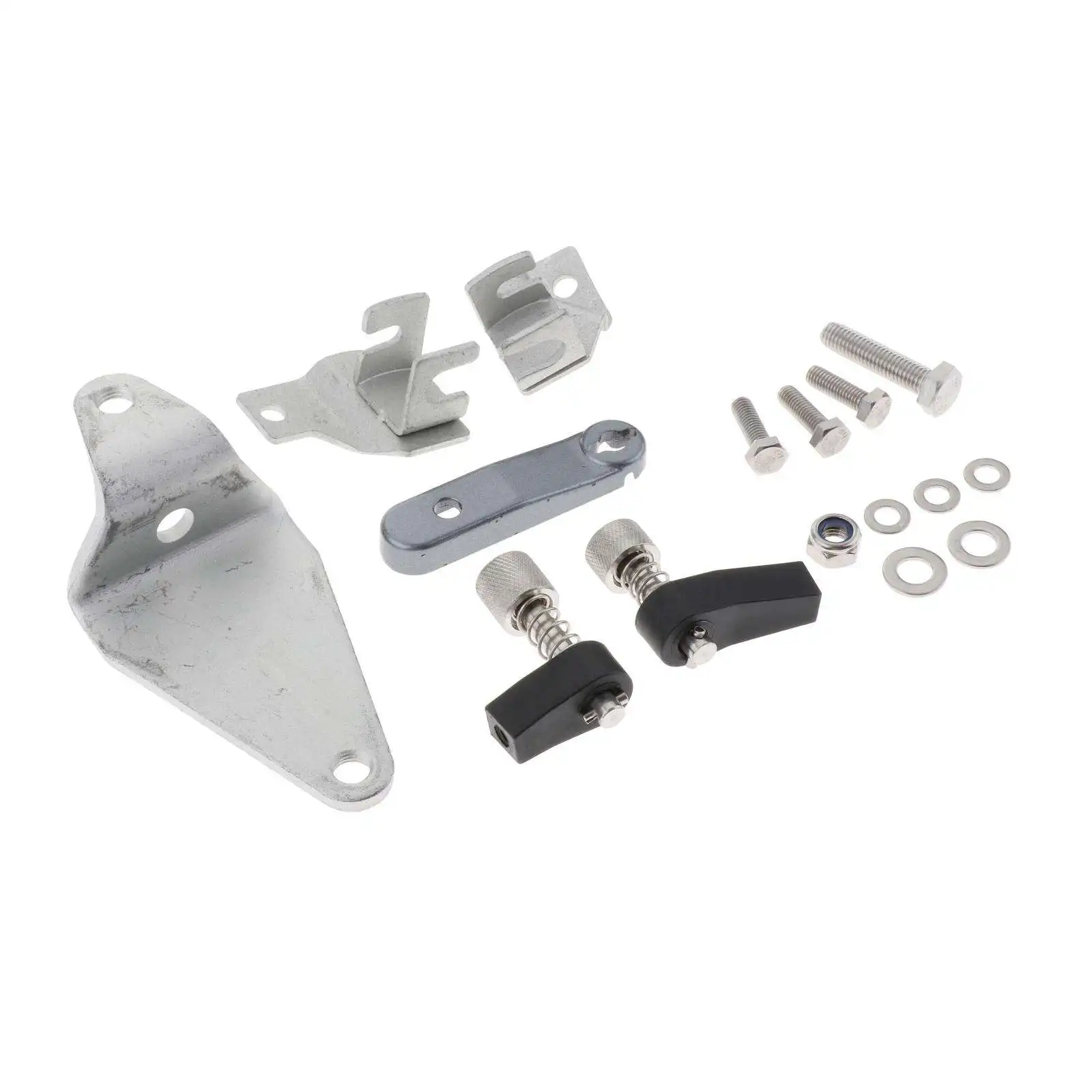 

689-48501-21-4D Remote Control Attachment Kits Replaces for Yamaha Parsun 25HP, 30HP 2 Stroke Outboard Motor, Silver