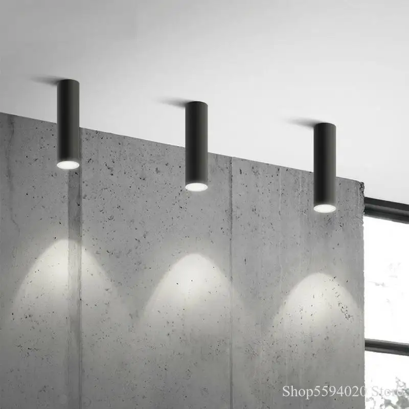 

Modern simple ceiling lamp corridor lamp corridor porch spotlight clothing store ceiling LED spotlight cylindrical downlight