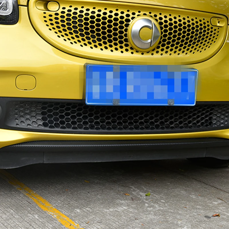 

Car Front Bumper Sticker Carbon fiber Exterior Decoration For Mercedes Smart 453 forfour Car Styling Modification Accessories