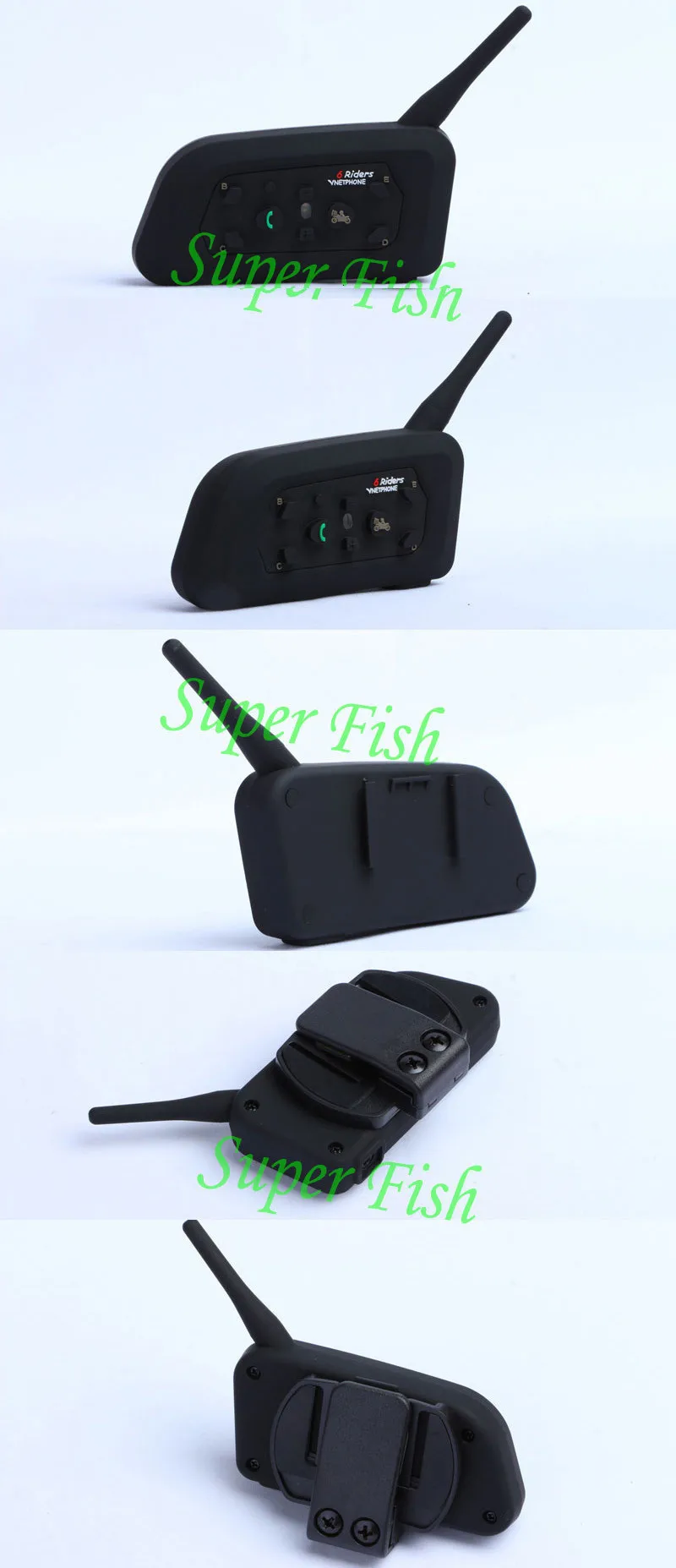 Vnetphone V6 1200 м Мотоциклетный Bluetooth шлем домофон полный дуплекс для 6 гонщиков BT беспроводной motocicleta переговорные гарнитуры