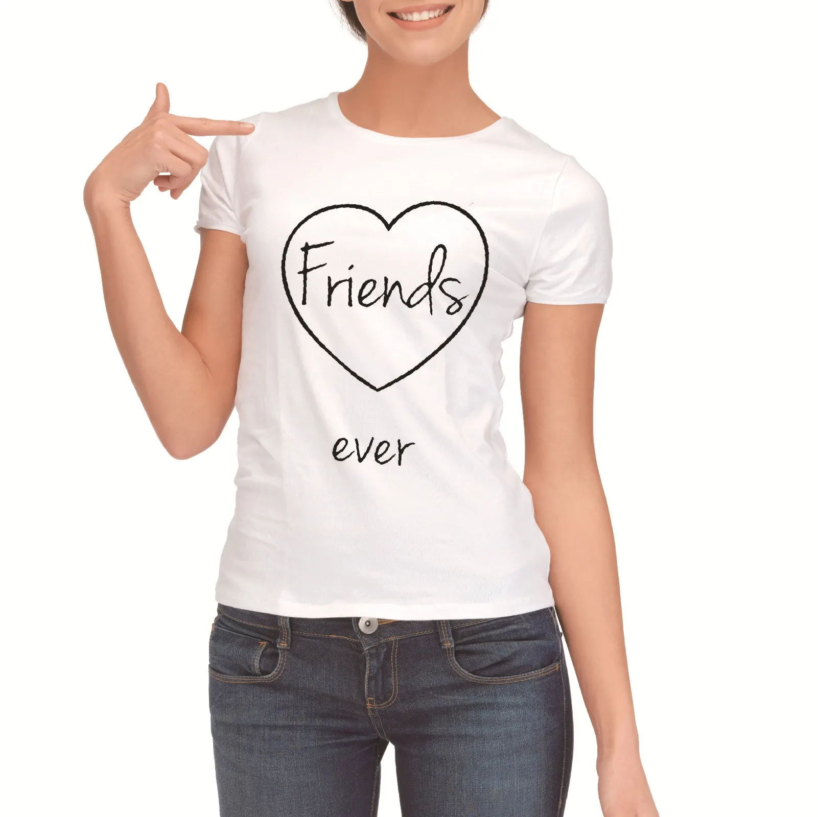 Femme лучших друзей одинаковая модные детские костюмы для девочек Best Friends Forever