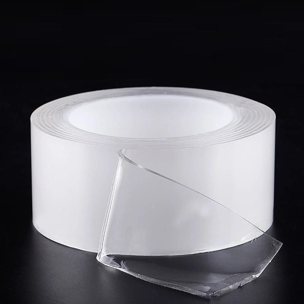 

Home Double-Sided Adhesive Tape Scotch Sticker Gadgets Reusable WaterproofTape Nano Tape for Bathroom Kitchen Gekkotape