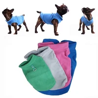 fleece pug tshirt pet clothes for dogs yorkshire terrier costumes puppy outfit for small dogs pets vests for chihuahua bulldog
