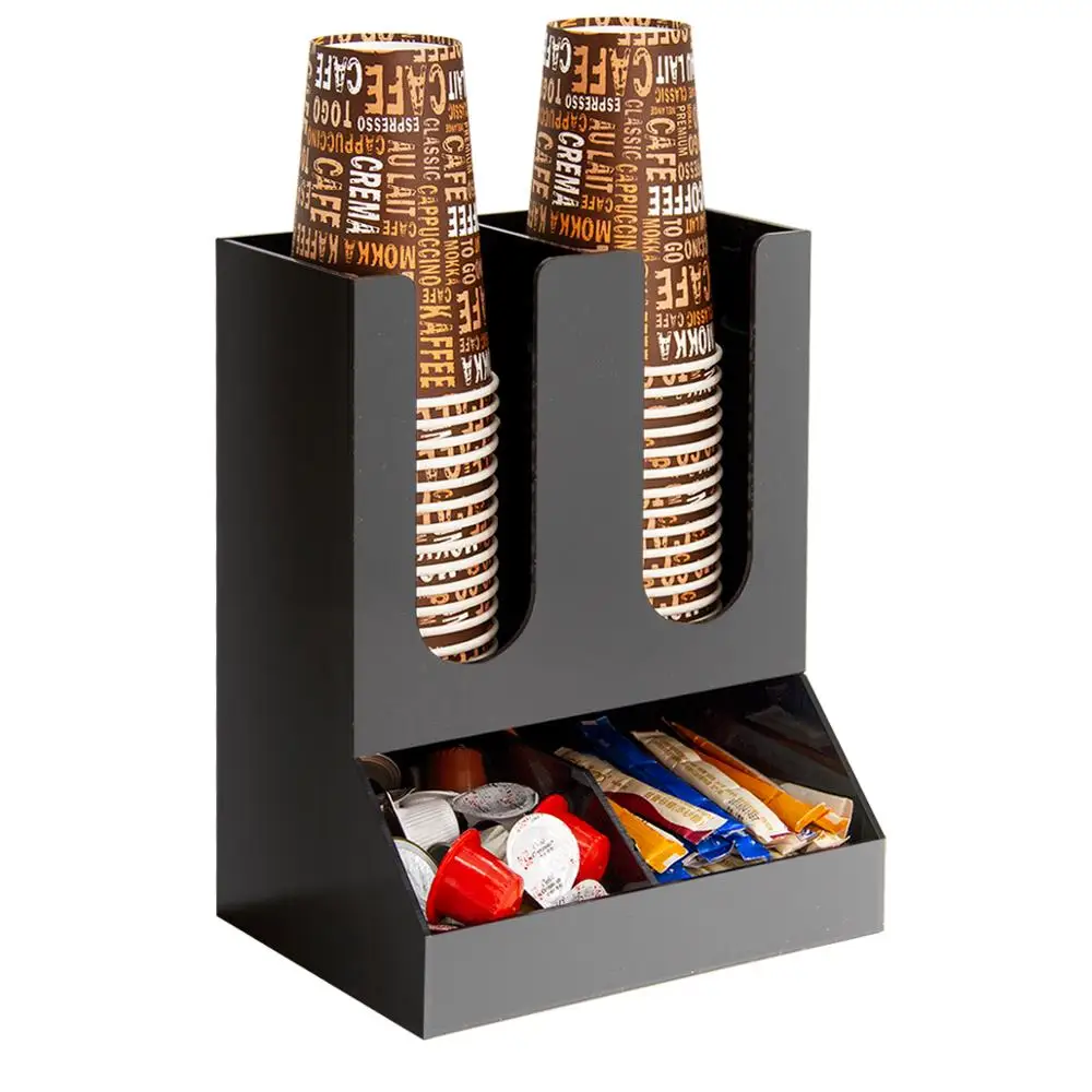 Черный акриловый держатель для кофейных капсул Nespresso 1 шт. стойка хранения 20