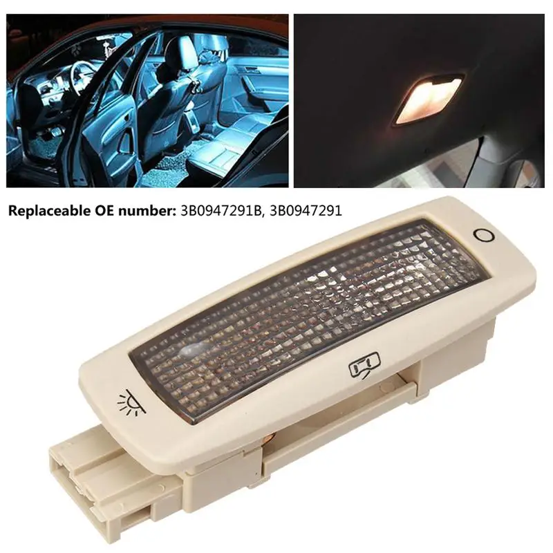 Задняя карта для Чтения Купол свет потолочный светильник 3B0947291 B VW Golf Passat Beetle Tiguan