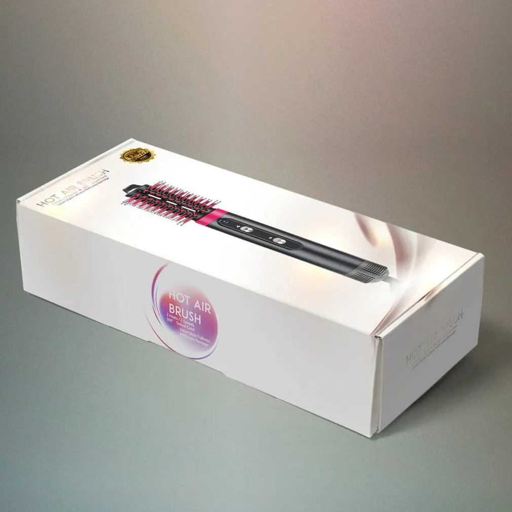 

4 In 1 Hair Dryer And Volumizer Negative Ion Straightener Curly Hair Dryer Professional Salon Hot Air Brush Styler