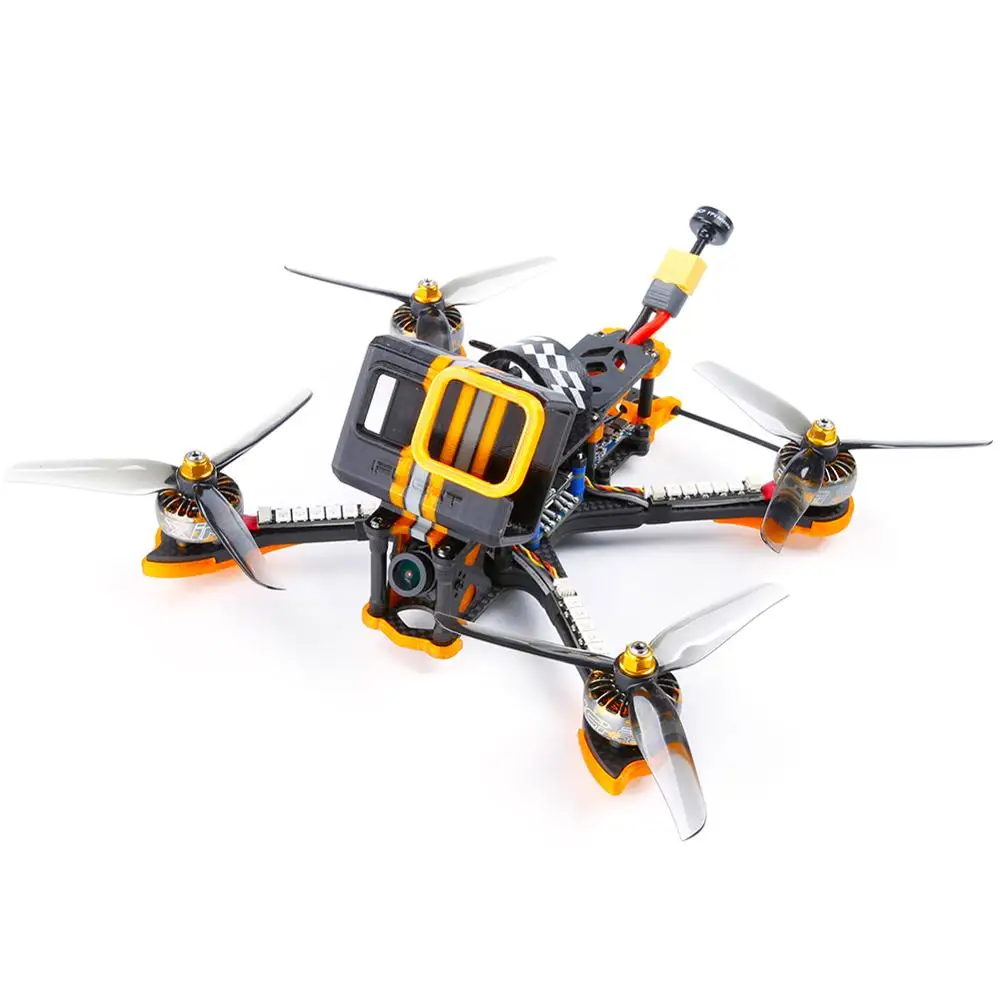 Дрон iFlight Cidora SL5 215 мм 5 дюймов 4S 6S FPV BNF с мотором XING CAMO 2306 камера Caddx Ratel Nazgul 5140 опора