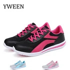 YWEEN Новая женская спортивная обувь, обувь из сетчатого материала дышащая обувь на нескользящей подошве; Кроссовки Женская повседневная обувь базовые круглый носок летняя светильник обувь для женщин