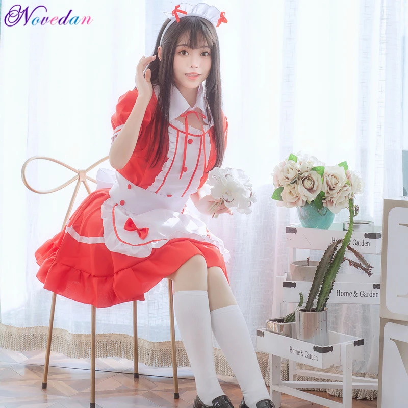 

Crossdressing Halloween Costumes For Men Women Plus Size Sissy Maid Uniform Anime Cosplay Sweet Gothic Lolita Dress