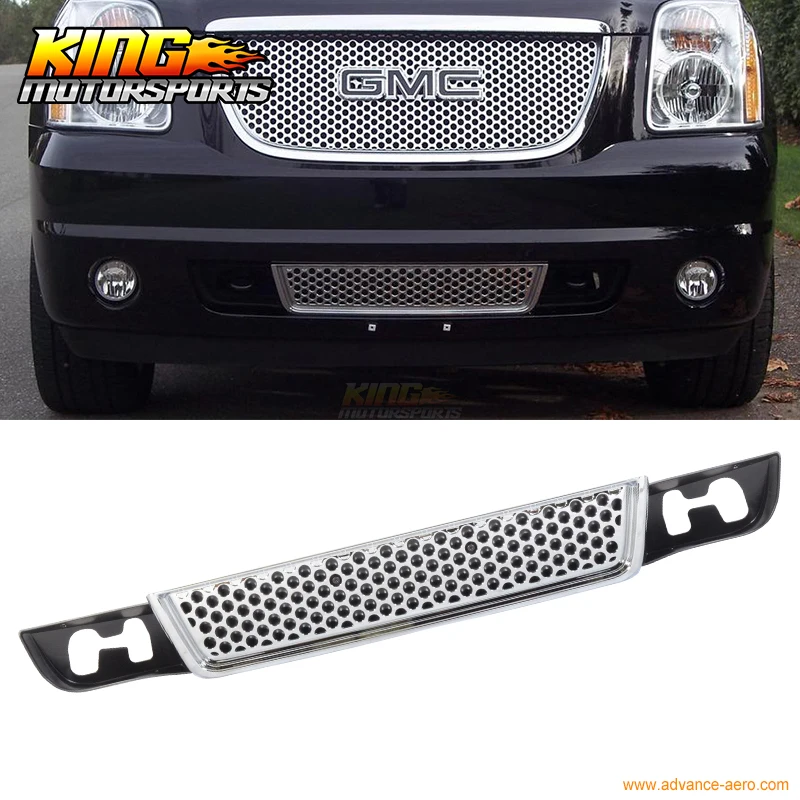 Fit For 2007-2012 GMC Yukon Denali Honeycomb Mesh Style Front Hood Lower Grill Grille - ABS USA Domestic Free Shipping | Автомобили и