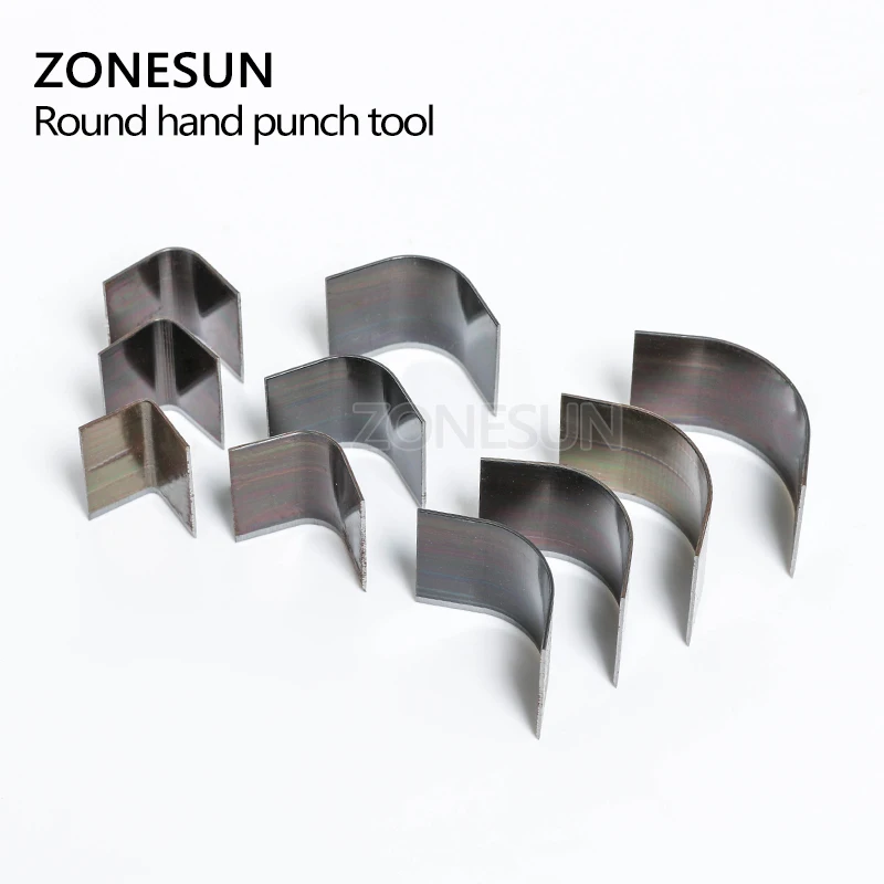 ZONESUN 10 шт./лот кожаная сумка-кошелек инструмент для пробивки углов набор ремней
