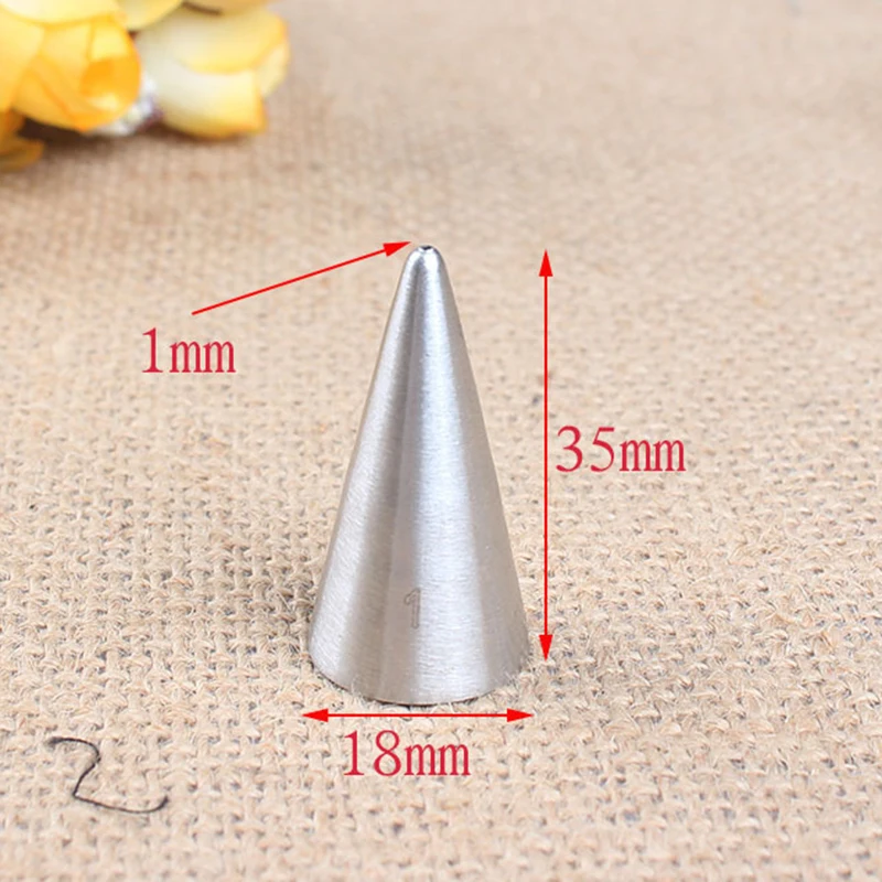 Насадка из нержавеющей стали для нанесения филамента #1|Формы тортов| |