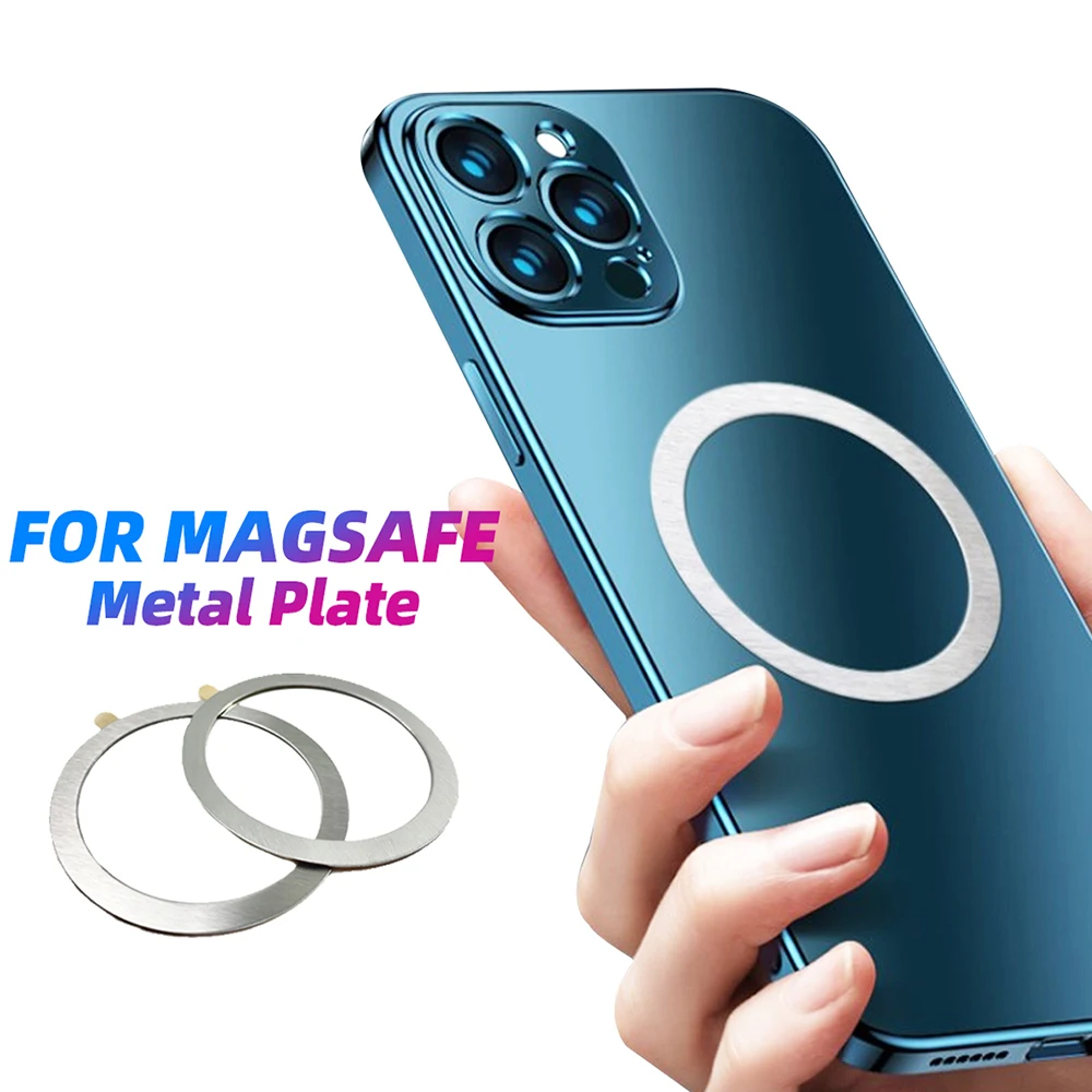 

Universal Metal Sticker Ring for magsafe Wireless Charger Wireless Metal For iPhone12 Holder Plate Magnetic
