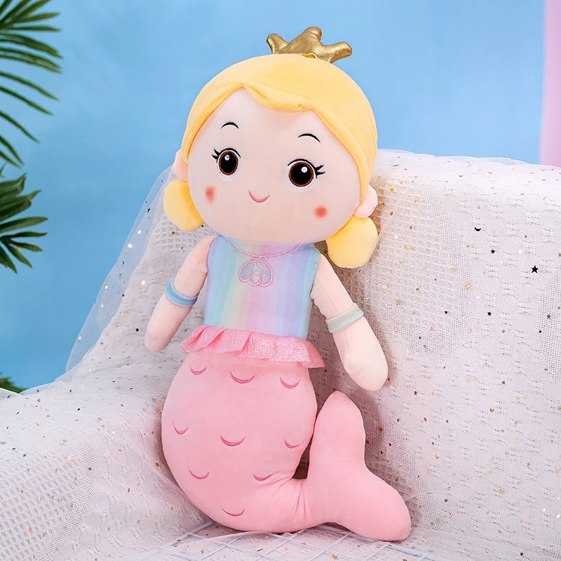 Корона русалки для маленьких девочек плюшевая игрушка кукла подарок на день