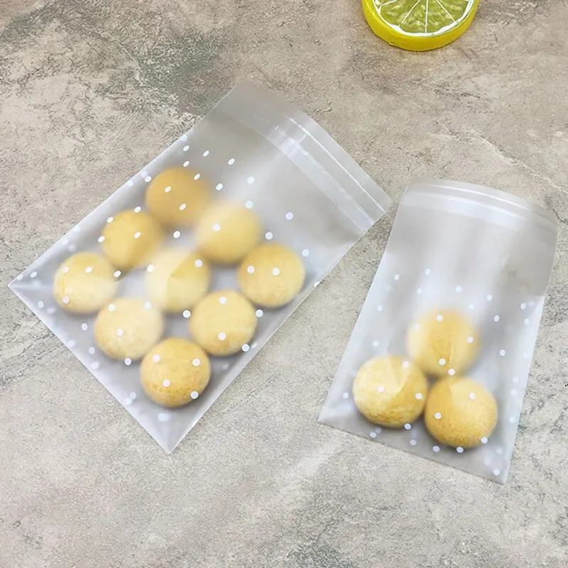 100pcs Candy Packaging Bags Storage DIY Household Products Transparent plastic High Quality Biscuits Snack Cellophane Bag | Дом и сад