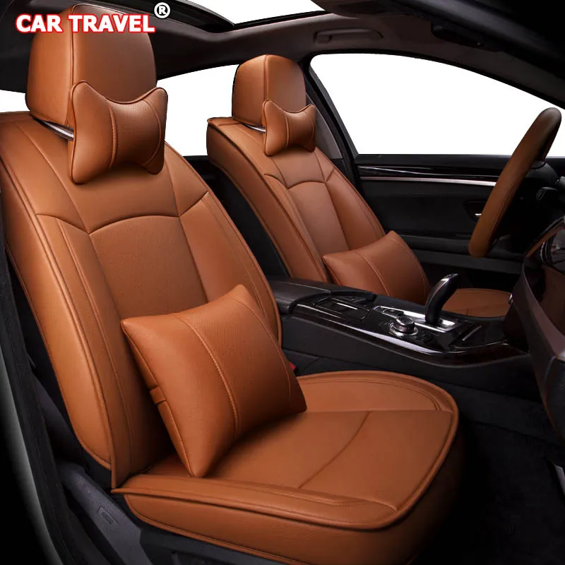Deluxe Edition Изготовьте на заказ кожаный чехол для автомобильного сиденья для Citroen c-Elysee C-Triomph C2 C3-XR C4 C5 C6 C4-Aircross C4 PICASSO DS5 DS6 DS 5LS - Название цвета: Deluxe Edition