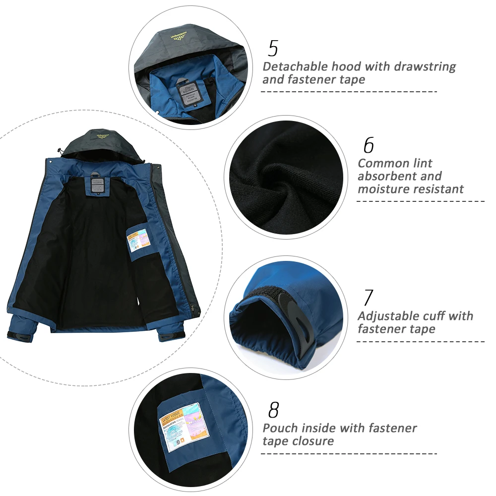 Lixada верхняя ветровка для альпинизма водонепроницаемая куртка ветрозащитный