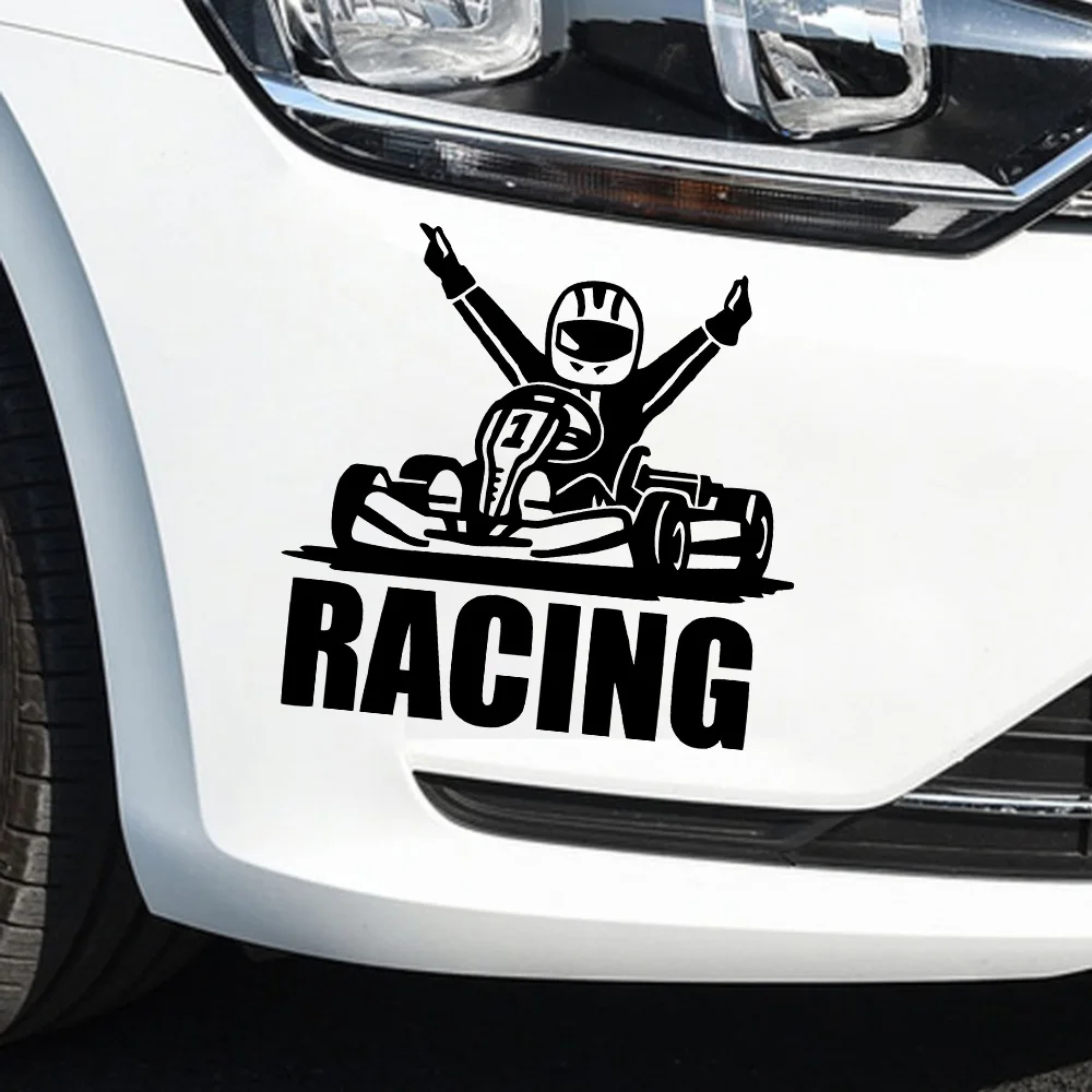 

Handsome Design Karting Car Decal Car Styling Car Window Bumper Truck Decal Vinyl Waterproof Car Sticker Graphics
