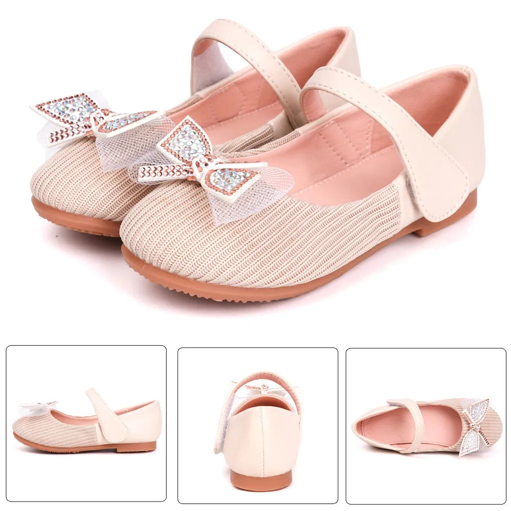 Сандалии для вечеринок Новинка обувь принцессы с бантом и жемчугом Весенняя