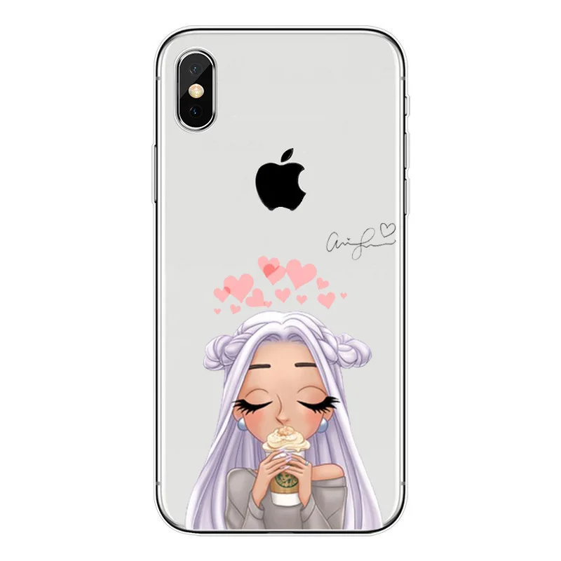 For iPhone XR XS Max Phone Case American sexy singer Ariana Grande soft Silicone Coque Cover 5S SE 6 6S 7 8 Plus X |
