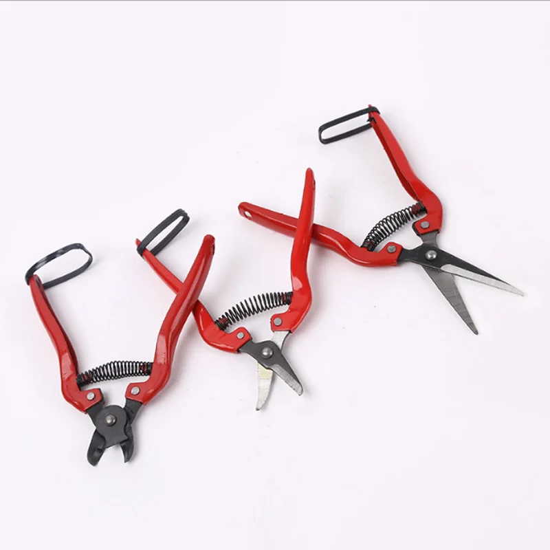 

Sharp Pruning Shear spring Scissor Steel Grafting Bonsai Tool Knife Fruit Tree Flowers Branch Pruner Trimmer Garden cutting Tool