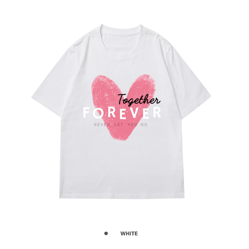 

2021 Enjoy Print T-Shirts Woman Summer Casual Vintage T Shirts Breathable Loose Tshirts O Neck Female Tshirts
