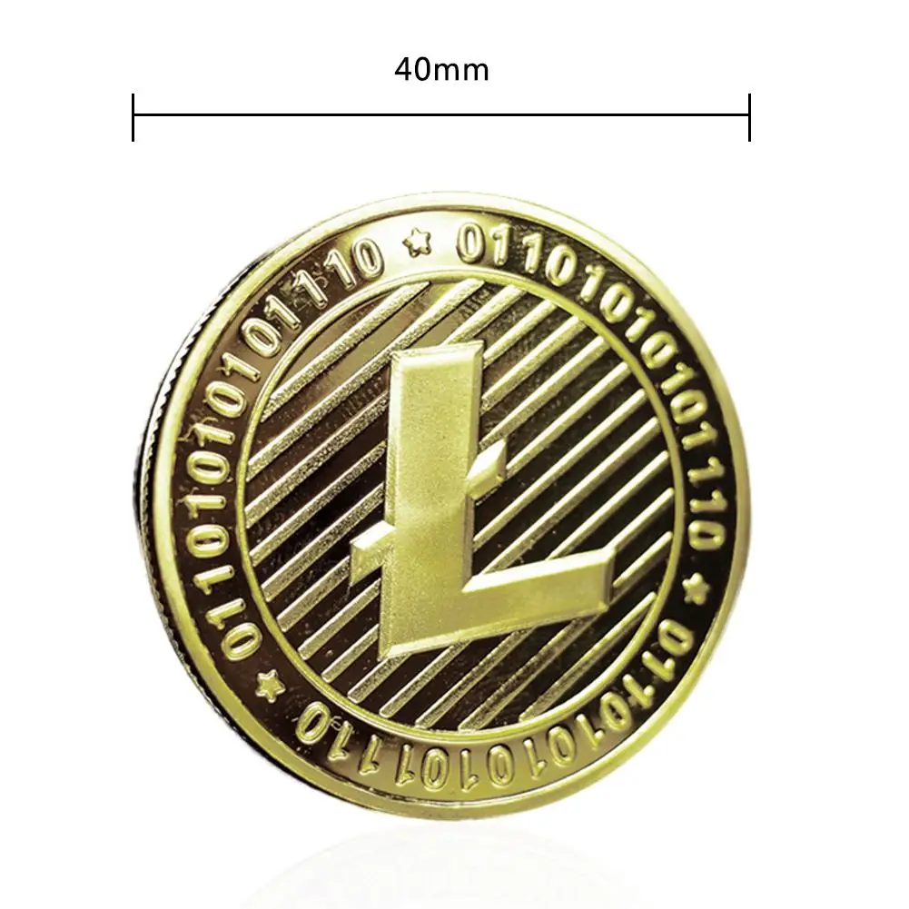 Litecoin монеты не-монеты иностранных валют Биткоин/эфириум/Lite/тире/пульсация монета 5 видов памятной монеты(Прямая поставка) Подарочная монета