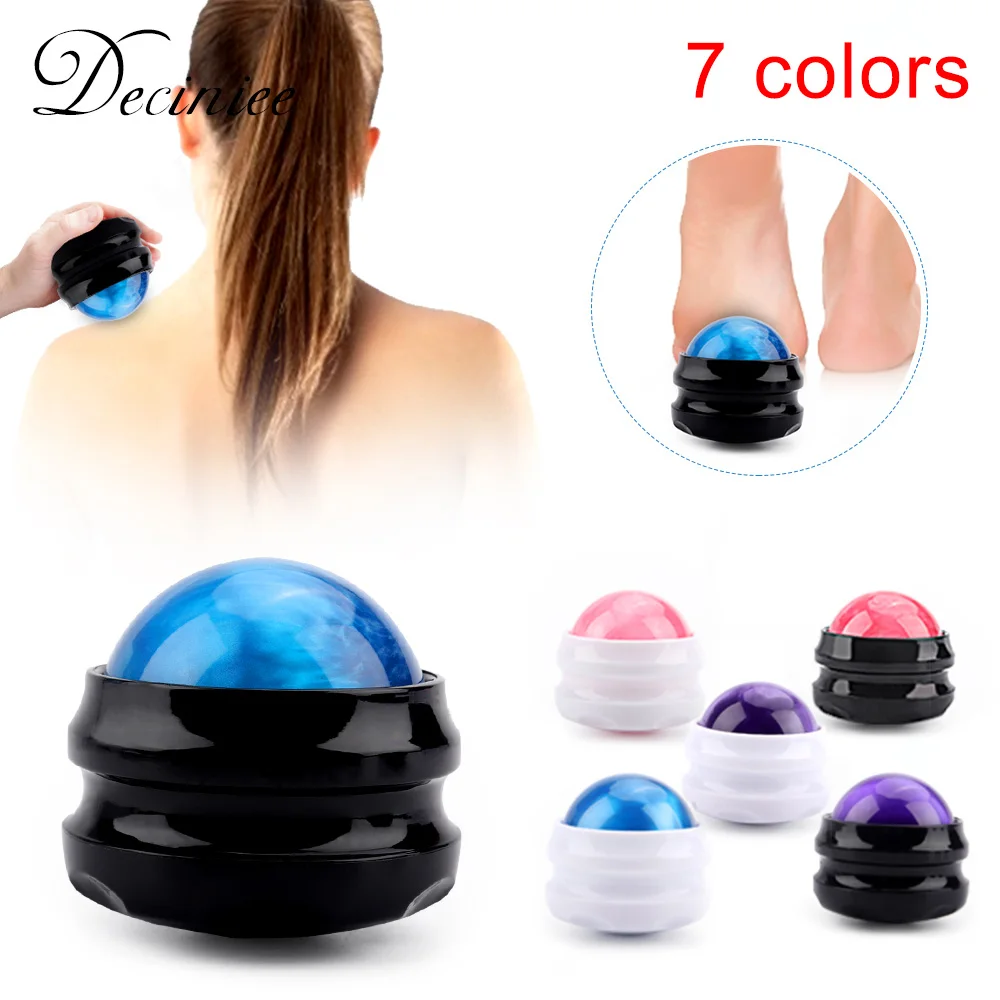 

7 Colors Massage Roller Ball Resin Manual Therapy Body Massager for Back Hand Massage Fascia Ball Fitness Muscle Massage Tools