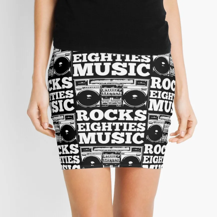 

Eighties 80's Mini Skirt