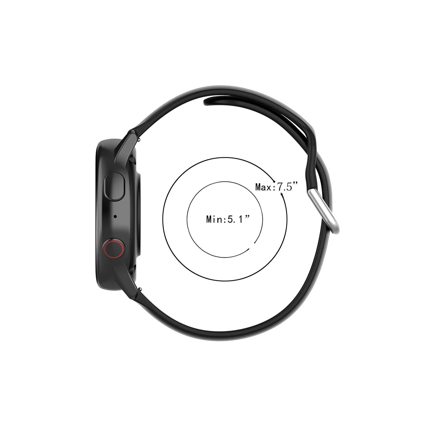 Сменный ремешок для часов Huawei Samsung Huami Fossil Ticwatch 20 мм 22 Модный мягкий силиконовый