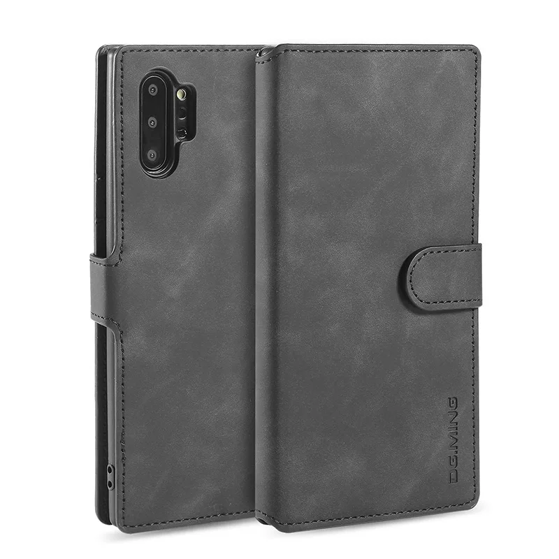 Ультратонкий Магнитный чехол бумажник с подставкой для Samsung S8 S9 S10 S20 Plus Galaxy Note 10 9