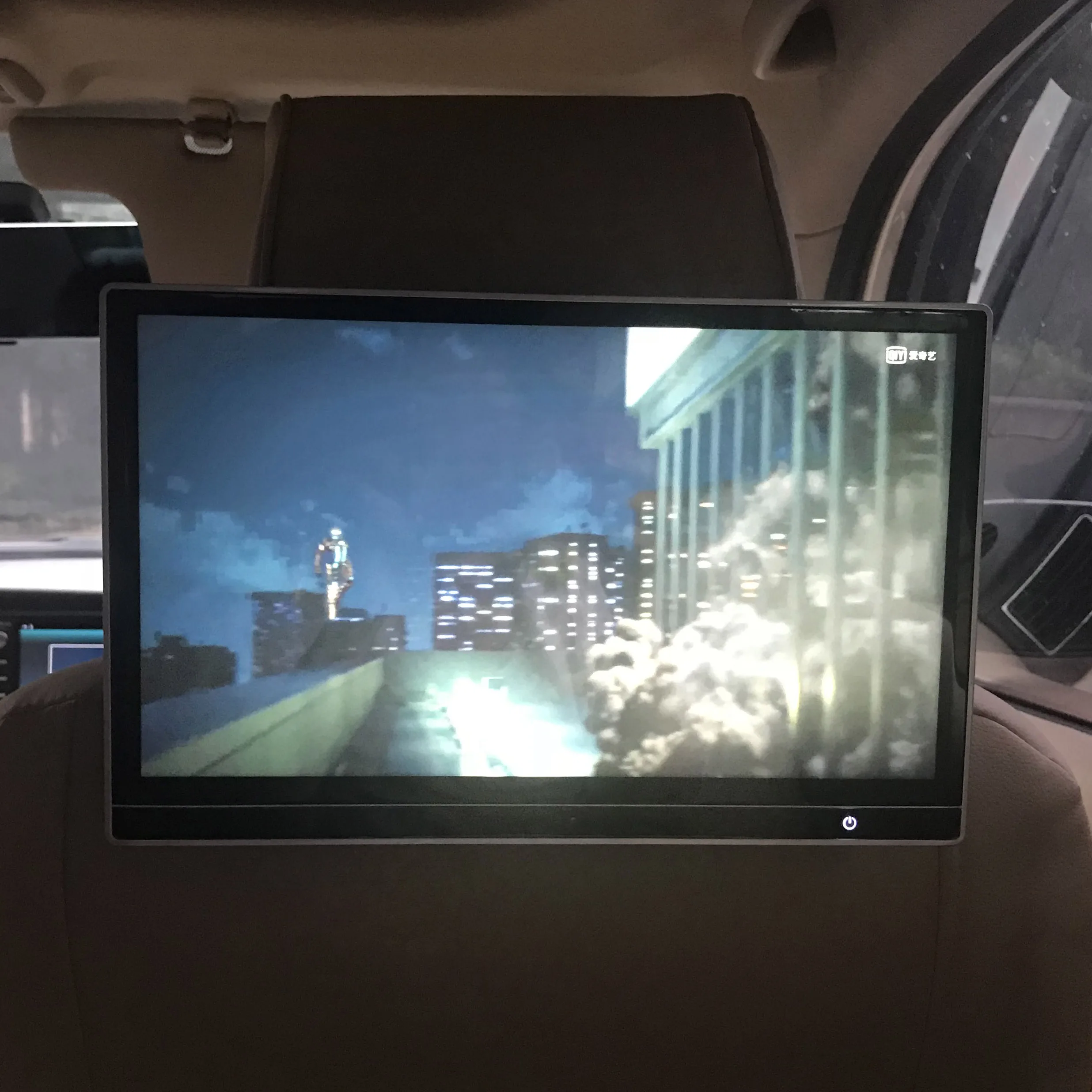 Развлекательная система на подголовник автомобиля 12 5 дюйма IPS Android 9 0 дисплей для