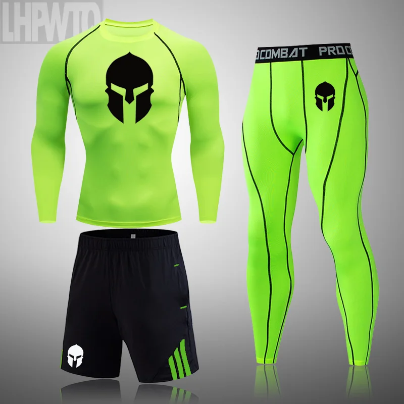 Спартанский мужские спортивные кроссовки комплект компрессионная футболка