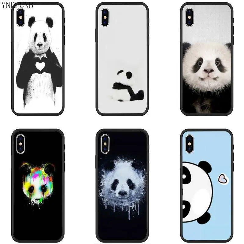 Чехол для телефона YNDFCNB china panda мягкие силиконовые чехлы из ТПУ iPhone 6 6s plus 7 8 xr xs max