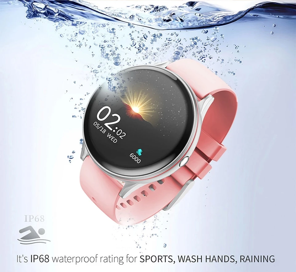 Women Men Smart Electronic Watch Luxury Blood Pressure Digital Watches Fashion Calorie Sport Wristwatch DND Mode For Android IOS