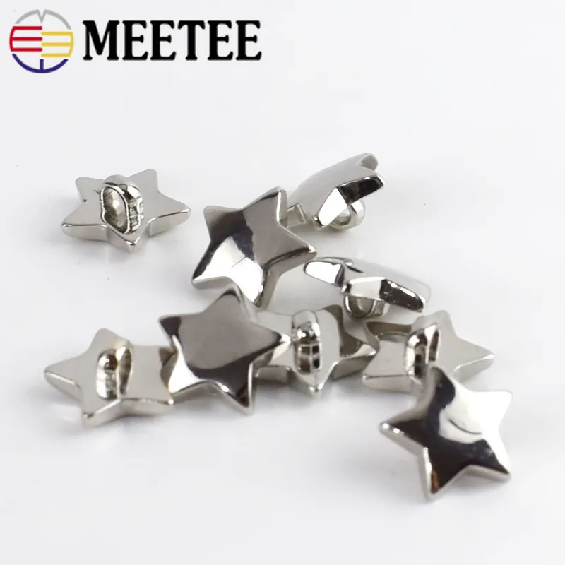 100 шт. 15 мм Высокая класс ультрафиолетовое Гальванопокрытие звезды Пластик