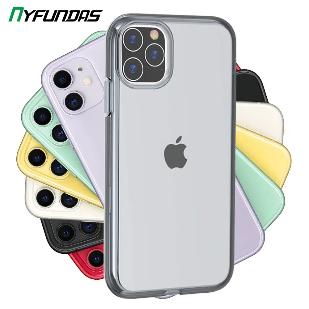 Роскошный брендовый Прозрачный чехол для iPhone 11 Pro Max 12 Mini 7 8 Plus XR XS X защитный