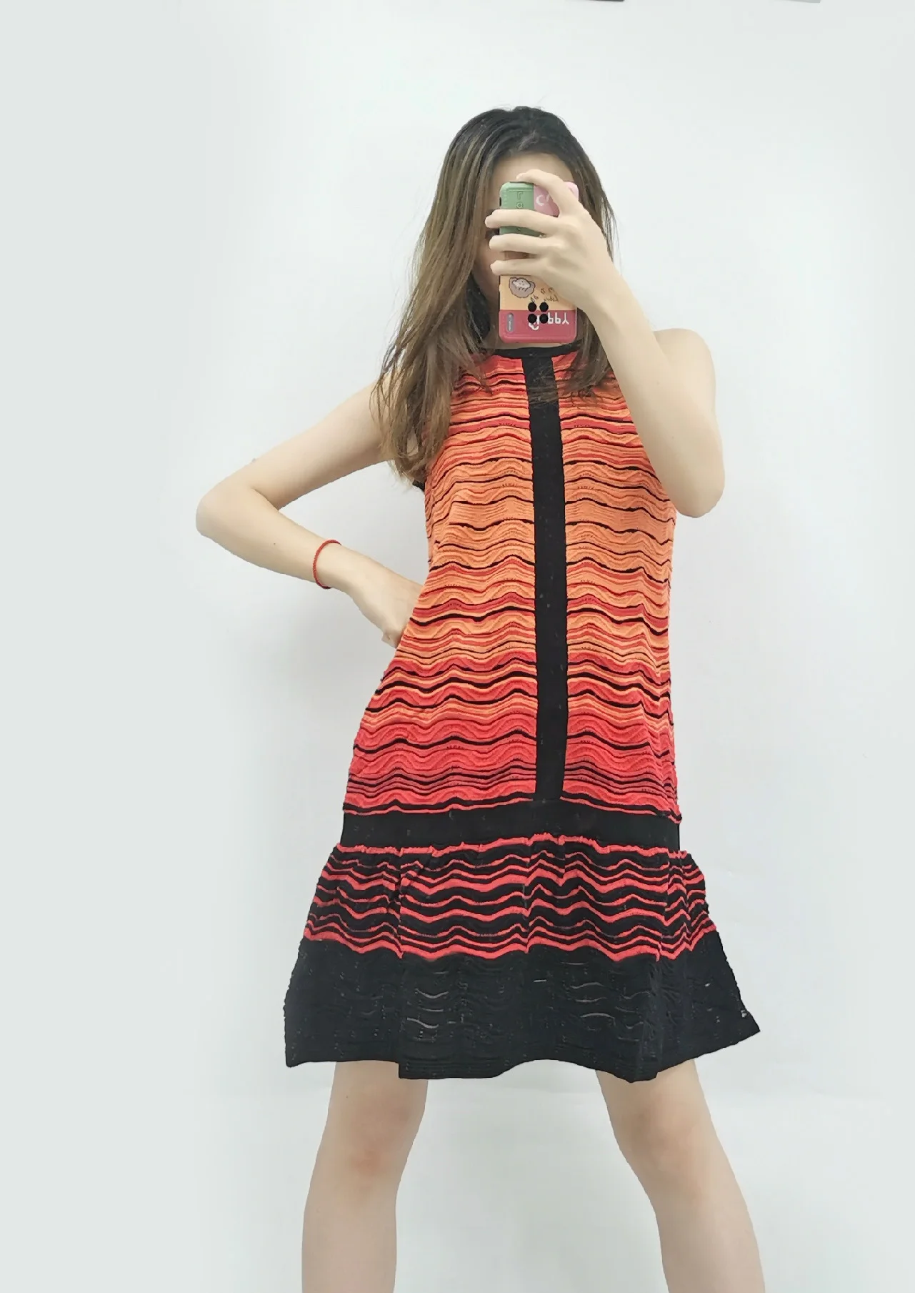 

High Quality Italian Style Knitted Dress Lady Temperament Summer Loose Pullover Spaghetti Straps Sleeveless A-Line Dress S-XXL