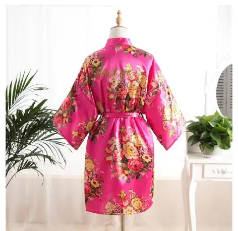 Платье подружки невесты с цветочным узором халат одежда для сна свадьбы халаты