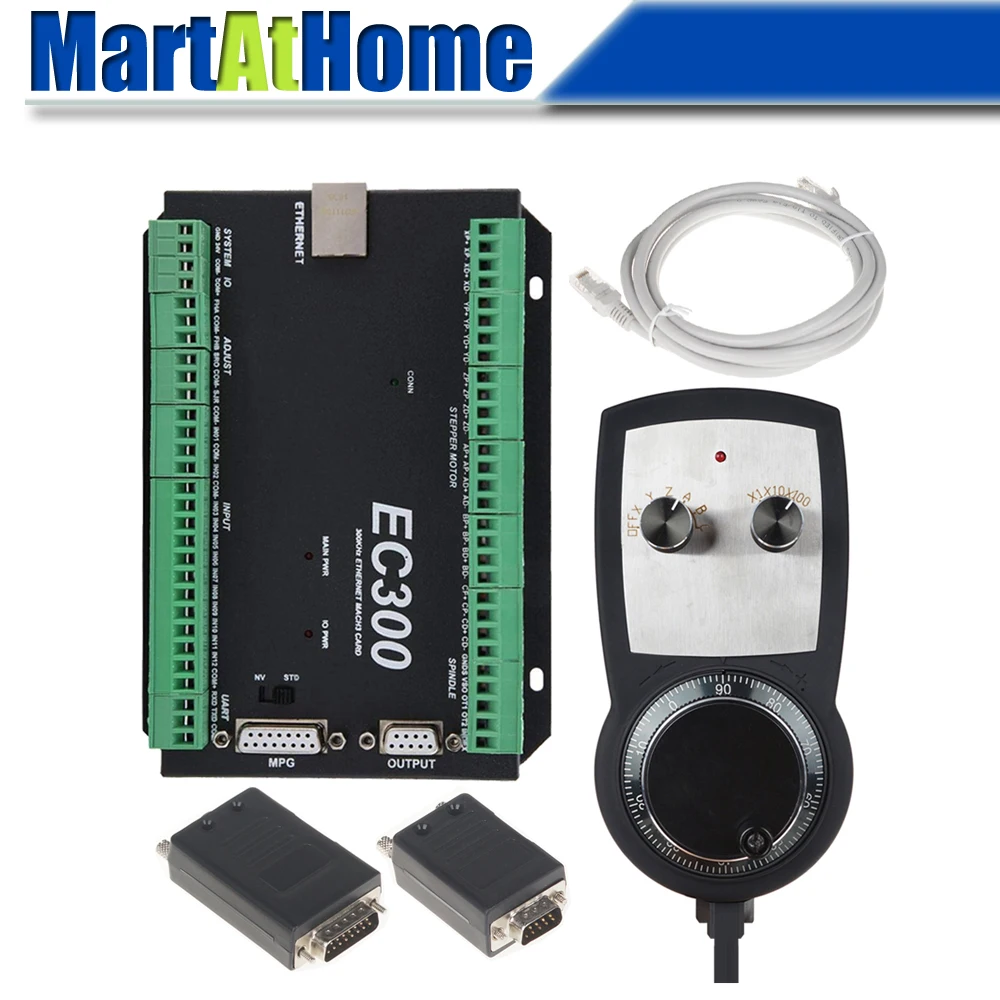 CNC система управления Mach3 Ethernet 3/4/5/6 ось с MPG Контролером DC поддержка