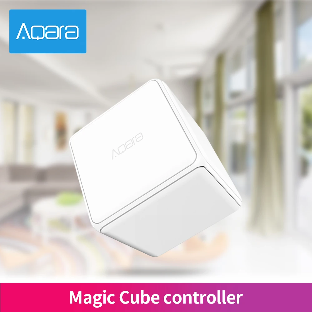 

Original Aqara Magic Cube Controller By Six Actions APP Mi Home Zigbee Version Controlled For Xiaomi Smart Home Device Flexible