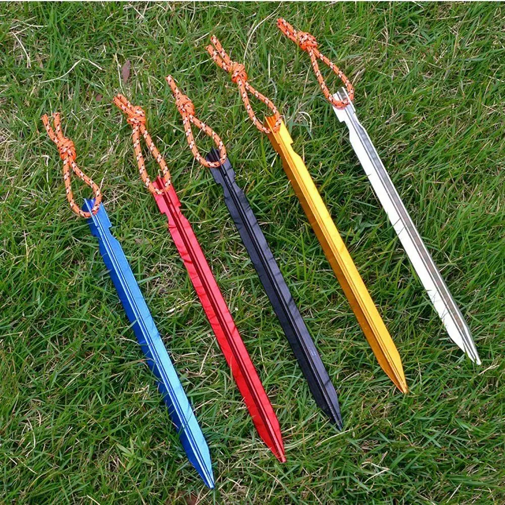 Алюминиевая палатка для ногтей 700I из алюминиевого сплава с веревкой кемпинга