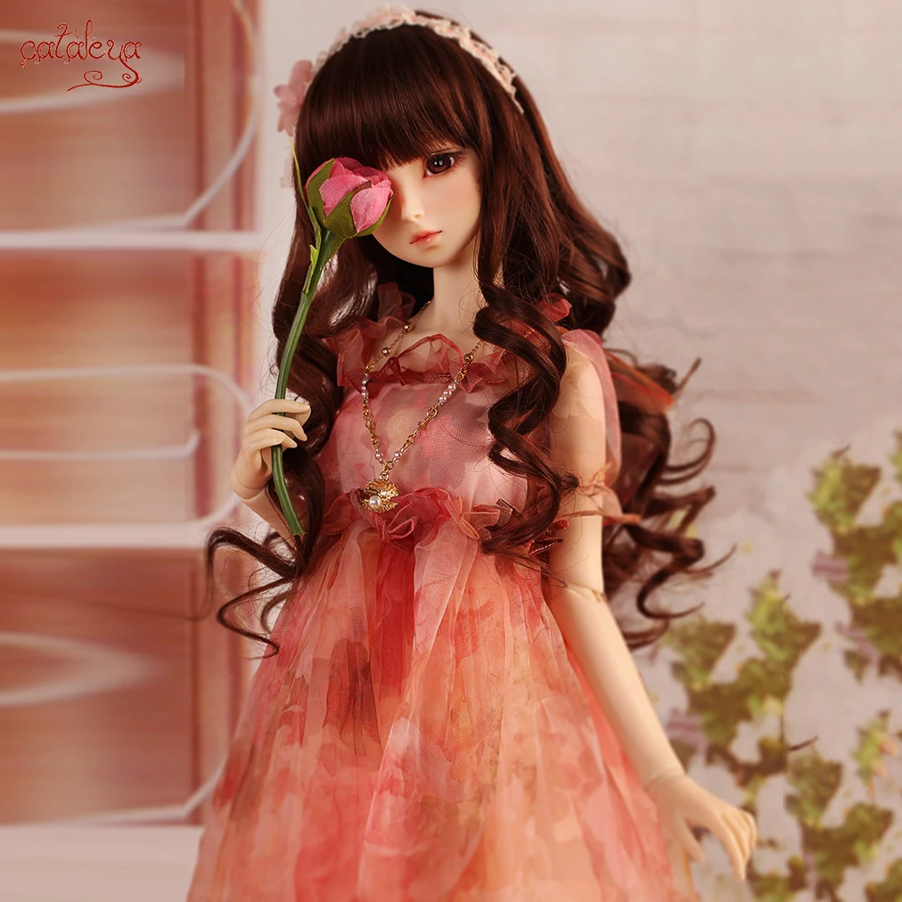 Cataleya длинные прямые и кудрявые SD волосы BJD парик для кукол волосы для куклы