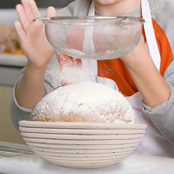 

9 Inch and 10 Inch Banner Leak Proof Baskets, Bread Wrap Baskets + Bread Linen + Bread Linen Lining Suitable for Professional an