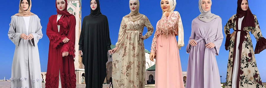 Мусульманские женские комплекты abaya костюмы Топы Брюки длинные халаты Vestidos Рамадан Eid Исламская, молитвенная одежда Турецкая