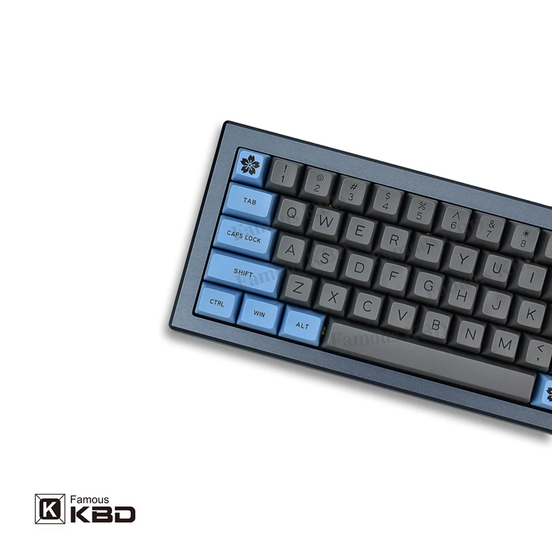 Механическая клавиатура Maxkey SA keycap два цвета серый синий ABS | Компьютеры и офис