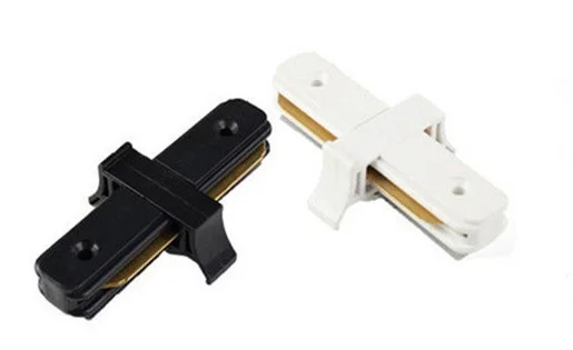 connector 1 10 шт./лот 0,5 м/1 м светодиодный лампа, крепление к рейке алюминиевый трек осветительный прибор рельсы Универсальные рельсы 2 провода - Испускаемый цвет: connector 1