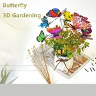 10 шт., набор бабочек для украшения дома и сада