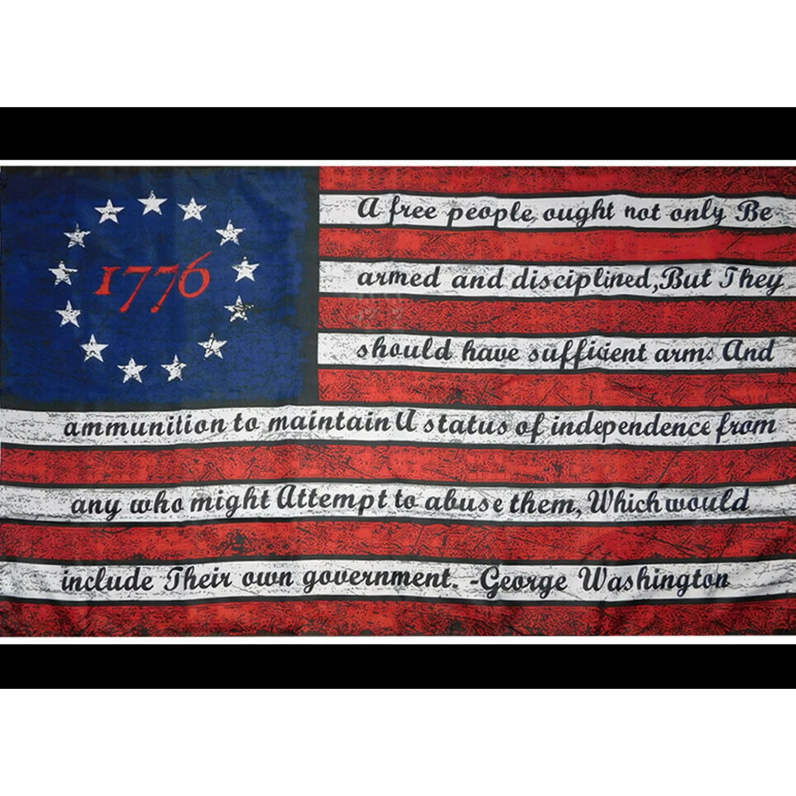 

Flag 3 x 5 ft - 90cm x 150cm United States 1776 Flag High Quality Single side Flag U.S. Flag USA