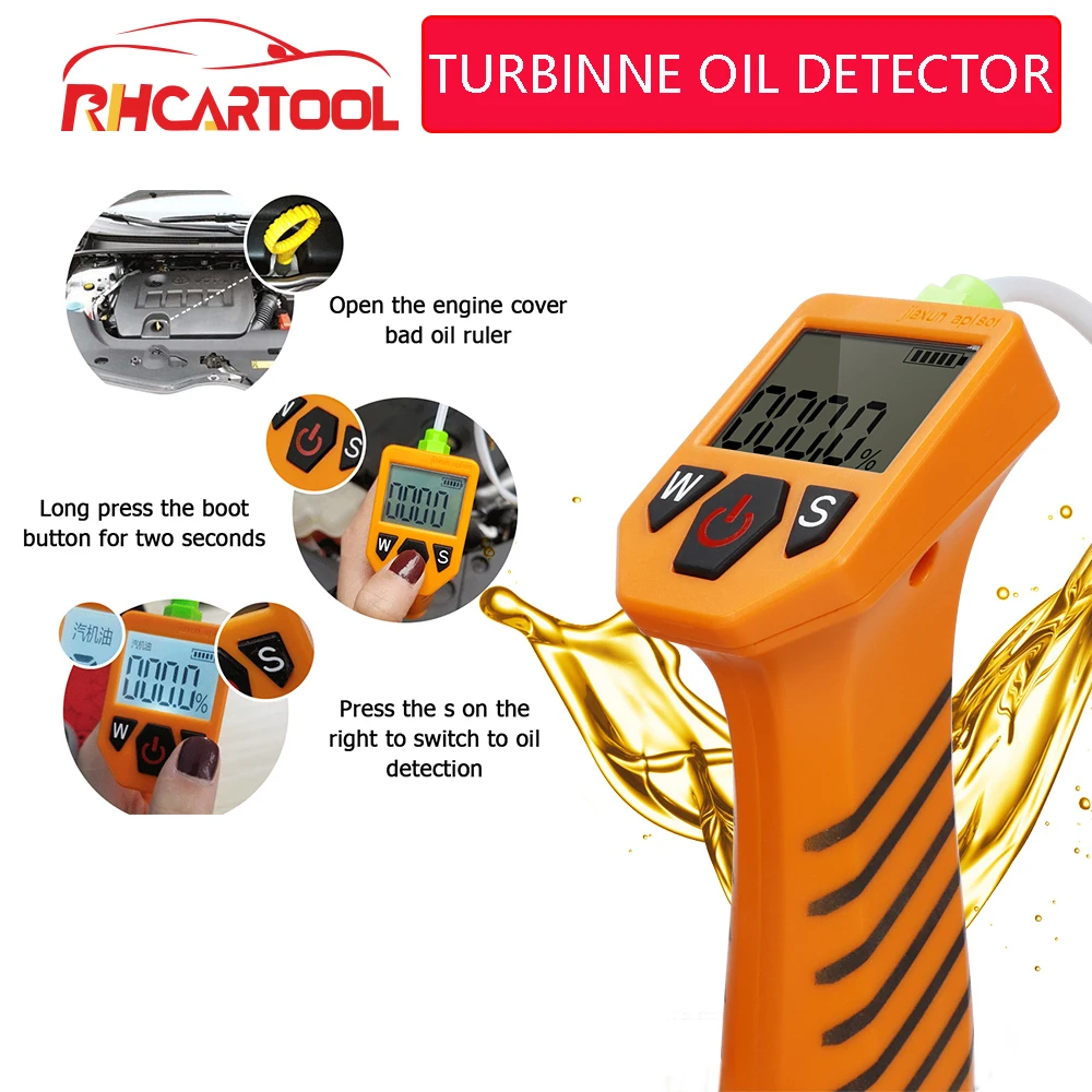 Автомобильные аксессуары OBD2 тестер масла двигателя для авто проверка качества
